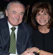 NYC Police Commissioner William J. Bratton; PAL Director Rikki Klieman
