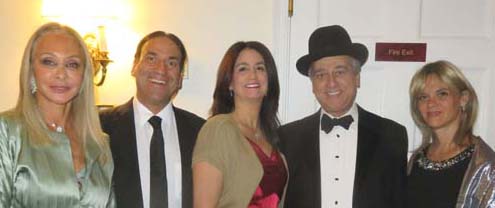 arbara Winston, Joe Harary, Rebecca Harary, Candidate for the NY State Assembly, 73rd District, Rabbi Elie A. Abadie, M.D., Mrs. Estie Abadie. Photo by: Joyce Brooks/ Blacktiemagazine.com