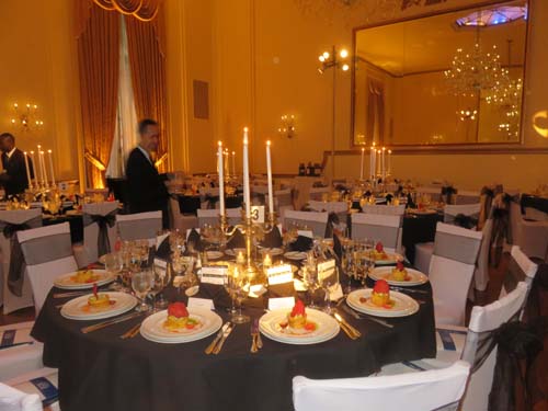 Dinner. Photo by: Joyce Brooks/Blacktiemagazine.com