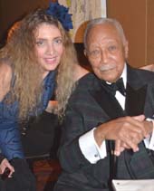 Joyce Brooks and New York City Mayor David Dinkins. Photo by: Rose Billings/Blacktiemagazine.com