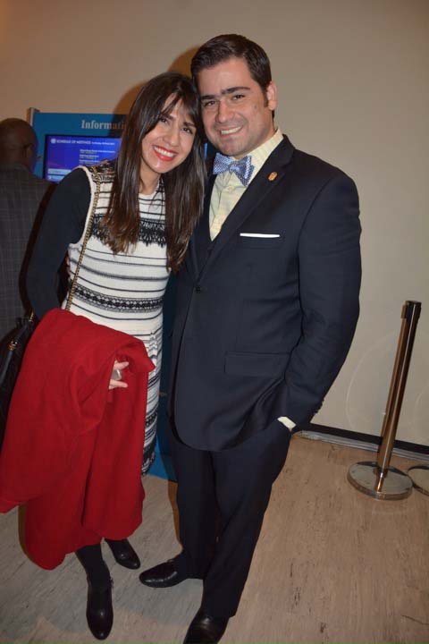 Alejandro Posse, Consul General of Panama in New York and his lovely wife Alejandra. Photo by: Rose Billings/Blacktiemagazine.com