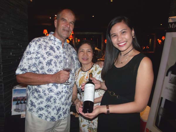 Lester Harvey, Managing Director, Zen Asia Inc, Tess Palonga and Miscella Quexon