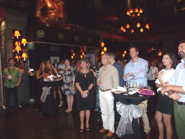 Guest enjoying the reception at Budha Bar, Makati, Manila
