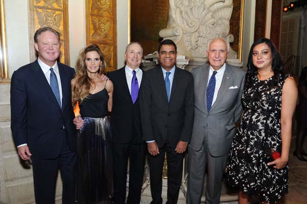 Brian France, Amy France, Robert l. Grossman MD, Pradeep N. Mally MD and Ken Langone attend the KiDS of NYU Langone's 2017 Springfling at The Plaza Hotel on April 27, 2017 in New York City