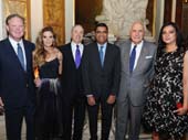 Brian France, Amy France, Robert l. Grossman MD, Pradeep N. Mally MD and Ken Langone attend the KiDS of NYU Langone's 2017 Springfling at The Plaza Hotel on April 27, 2017 in New York City