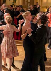 Honoree, Pablo Hera-Casado waltzing with his wife, Anne Igartibury. Photo by: Eric Weiss