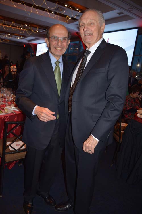 Joel Klein Former Chancellor of The New York City Department of Education and Alan Alda.  Photo by:  Rose Billings/Blacktiemagazine.com