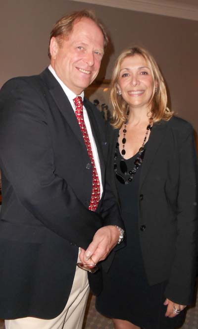 Gordon Roberts and Denise DeLuca.  photo by:  joyce brooks