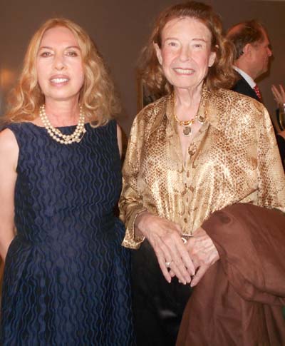 Lauren Lawrence and Helen Constantino Fioratti.  photo by:  joyce brooks