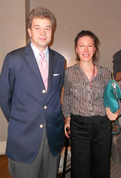 Andrei and Sarah Anikin.  photo by:  joyce brooks
