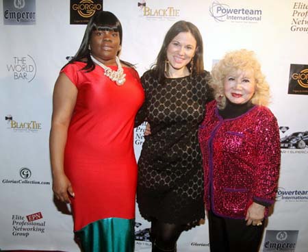 Patricia McKinney CEO/President Women In Transition, Singer Nancy Goudinaki & Gloria T. Cressler CEO/Founder Elite Professional Networking