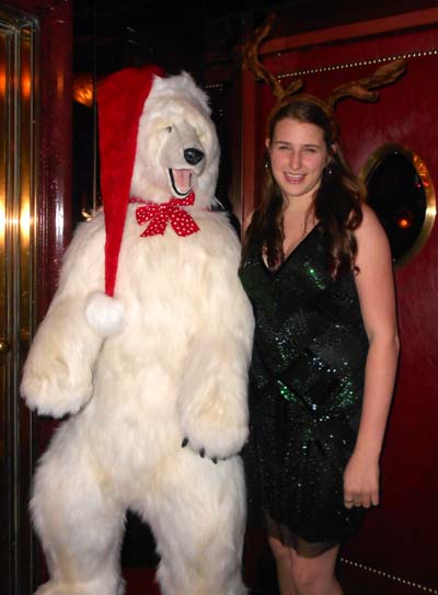 Leah Lane and furry friend. photo by: joyce brooks