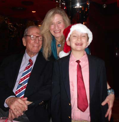 Senator Roy Goodman, Claire Cloud and Frankie Lane. photo by: joyce brooks