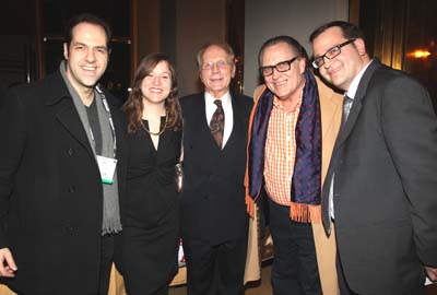 Award winning Director Graig Welch, Nirit Avraham, R&D Analyst Enviroglobal Solutions, Jim Swiger, Director, Enviroglobal Solutions, Errol Rapaport, Marc Segelnick