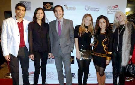   Elijah Hernandez Chemical & Biomolecular Engineer, Dr. Heej Pyon, Dr. Albert Ambriz ,  Mabel Rodriguez, Lili Velez,& Linda Krissi with Nerium.