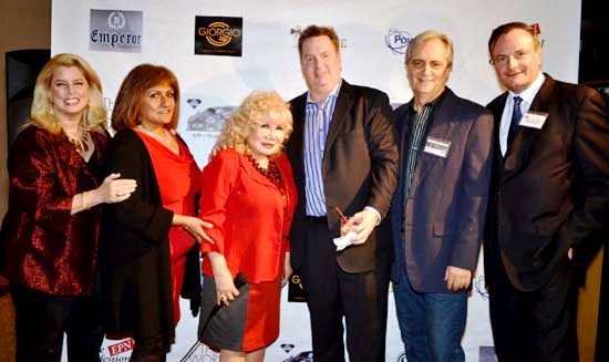  Rita Cosby host of CBS TV & Radio, with all the birthday celebrant. Ellza Belleza, Gloria T. Cressler Event Producer & Editor of Black Tie Magazine & James Grundvig