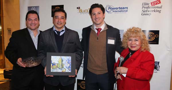  John Cella receiving door prize
