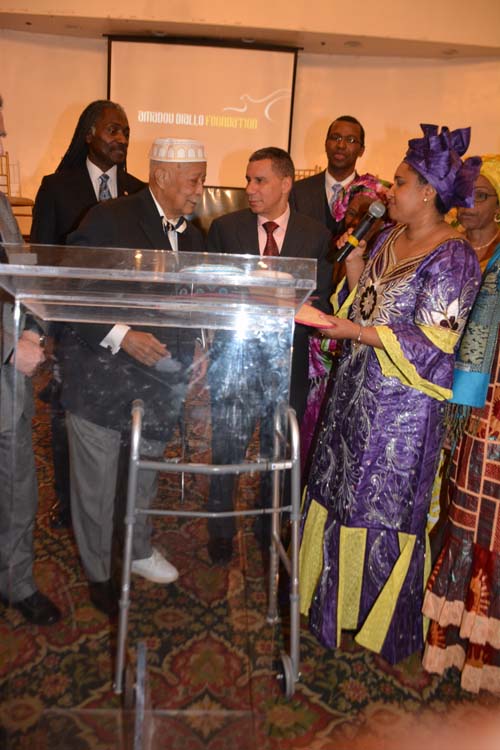 Mayor David N Dinkins and Former Governor Patterson and Kadiatou Diallo. Photo by: Rose Billings/Blacktiemagazine.com