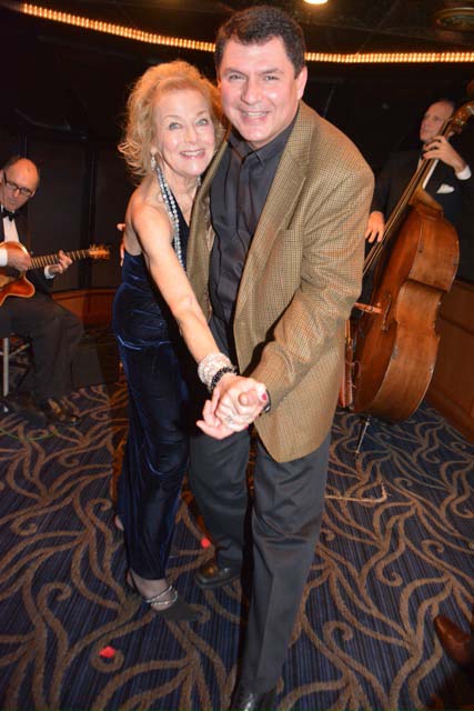 EAKM dances with son-in-law Jay Seirmarco of SanFrancisco, CA. Photo by: Rose Billings/Blacktiemagazine.com