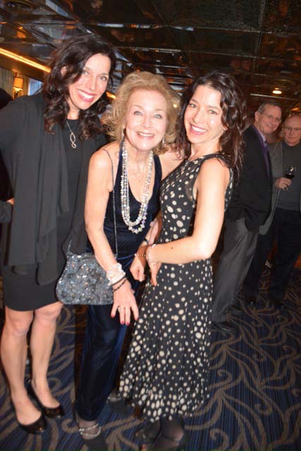 Daughters Elizabeth Seirmarco & Maryanne Cattaneo from SanFrancisco, CA celebrate with EAKM . Photo by: Rose Billings/Blacktiemagazine.com