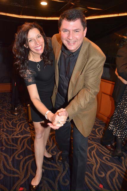 Elizabeth Seirmarco dances a farewell “We’ll meet again” from WWII with Jay Seirmarco. Photo by: Rose Billings/Blacktiemagazine.com