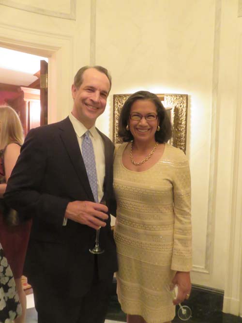  Jay Moorhead and  Elsie McCabe Thompson.  Photo by:  Joyce Brooks/Blacktiemagazine.com