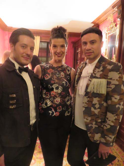 Dustin Lujan,Kathleen Giordano, Victor dE Souza.  Phoot by:  Joyce Brooks/Blacktiemagazine.com