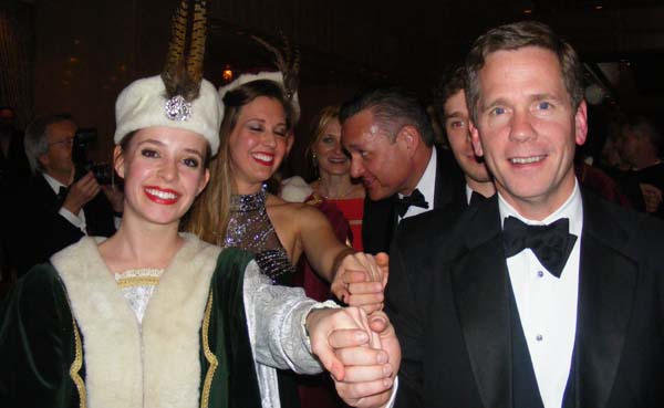 US Rep.Robert Dold dancing Polonaise