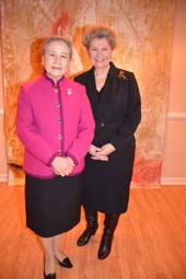 Mrs. Ban Soon- Taek and H.E. Ms. Katalin Annamaria Bogyay Permanent Representative of Hungary to the United Nations . Photo by: Rose Billings/Blacktiemagazine.com