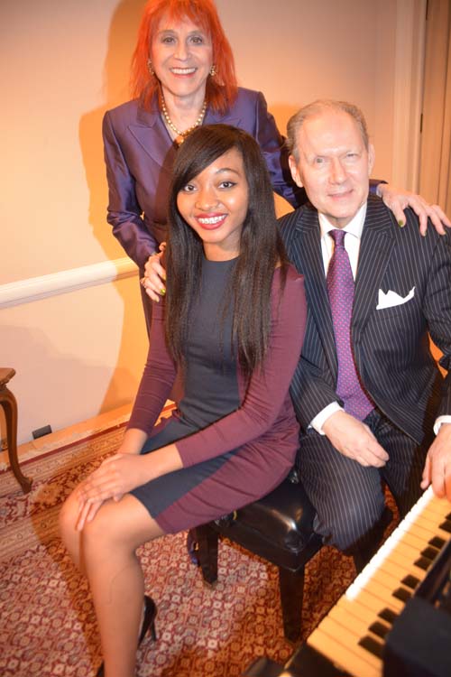 Women's Luncheon Committee Dr Judy Kuriansky, Sheimyrah Mighty Vocalist And Russell Daisey Accompanist (Musical Selection Every Woman Every Child). Photo by: Rose Billings/Blacktiemagazine.com
