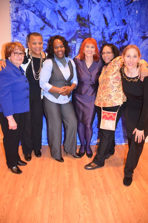 Mary Ann Tarantula, Pamela Morgan, Deputy Permanent Representative of Zambia Christine Kalamwina, Dr. Judy Kuriansky, Padmini Murthy, MD, Denise Scotto, Esq... Photo by:  Rose Billings/Blacktiemagazine.com