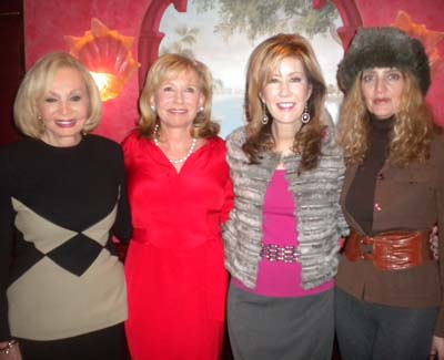 Iris Cantor, Sharon Bush, Lisa Osteen and Joyce Brooks