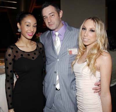 Richard Alan of Richard Alan Management and his models.