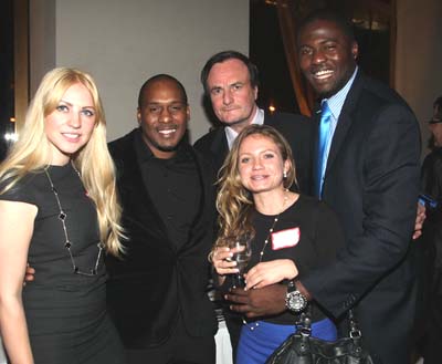 Yulia Vash, Gerry Mckeon Publisher Black Tie International Magazine, Victoriya Mikelzon and Clovis Gniguessi