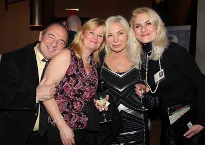 Eddie Novetti, Leslie Novetti, Nataly Stern President of VN Stern Gallery