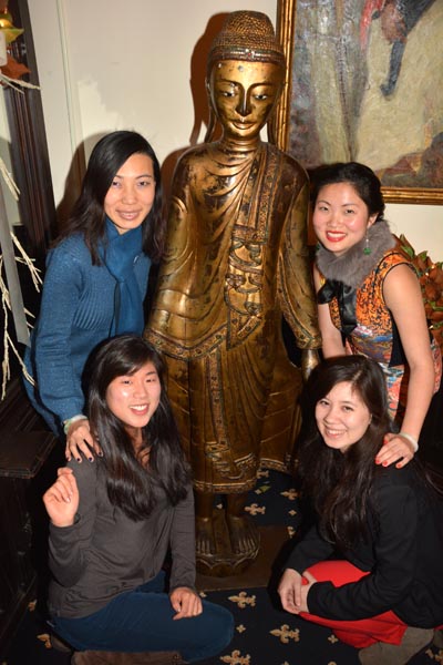 Diana Fu, Sung Joo, Alice Wang, Leah Bromberg, . photo by: rose billings/blacktiemagazine.com