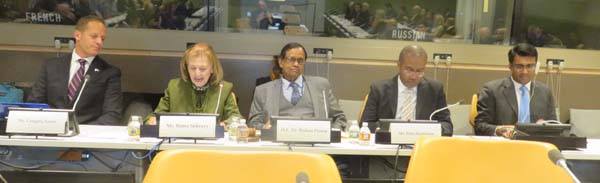 Mr Gregory Samo, Ms. Roma Stibravy, H.E. Dr Rohan Peresa, 