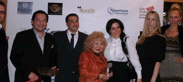 Bill Lee Lanndis Actor Talent Director, Artist Juan Fernando Silva, Gloria T. Cressler Host & Producer of the event, Lona Alawi Real Director of Sales & Leasing Astoria Living Realty Inc.,