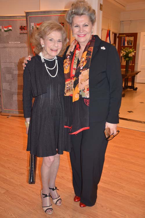 Alice L Kulick and H.E. Ambassador Katalin Annamaria Bogyay Permanent Representative of Hungary to the UN. Photo by: Rose Billings/Blacktiemagazine.com