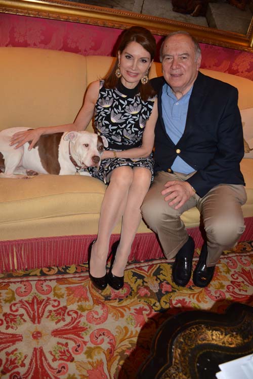 Jean Shafiroff, Martin Shafiroff, Daisy.  Photo by:  Rose Billings/Blacktiemagazine.com
