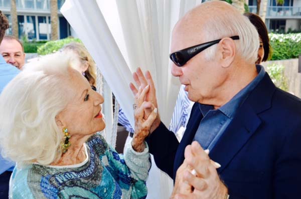 Sylvia Atkins and son in law Steven Roth