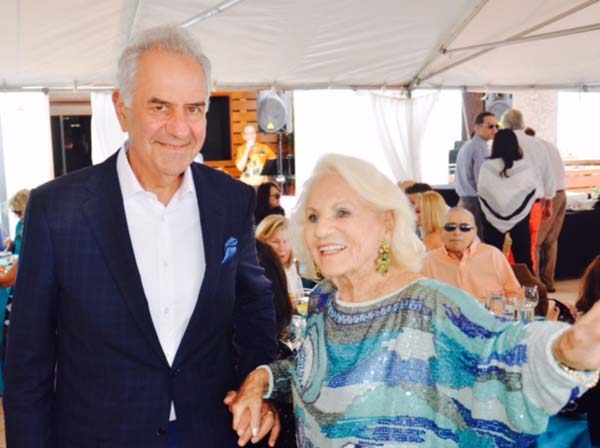 Rob Rosen (son in law) and Sylvia Atkins