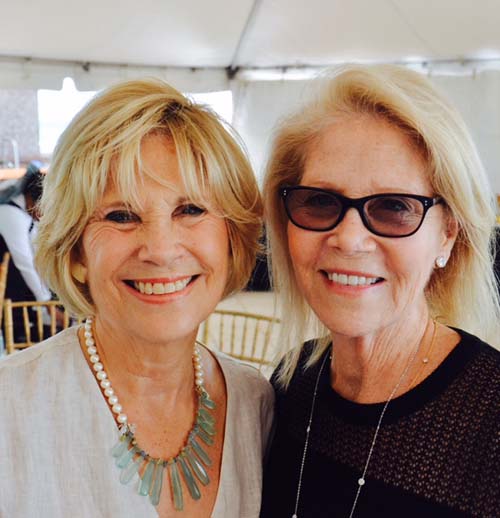 Dale Atkins Rosen and Daryl Roth, daughters
