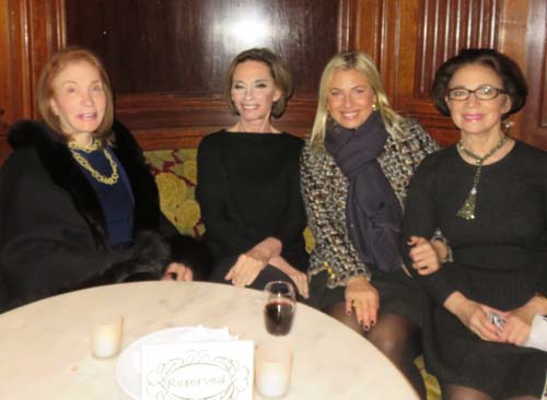 Elizabeth Kabler, Michele Gerber Klein, Elizabeth Jacoby and Beverly Schreiber.  Photo by:  Joyce Brooks/Blacktiemagazine.com