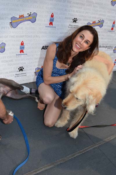 Felicia Greenfield and dog Bocker.  Photo by:  Rose Billings/Blacktiemagazine.com