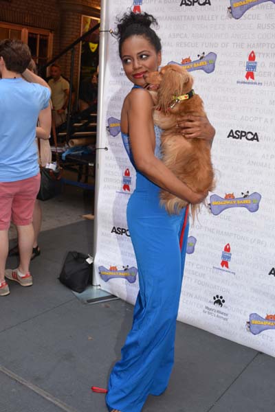 Krystal Joy Brown and Lily.   Photo by:  Rose Billings/Blacktiemagazine.com