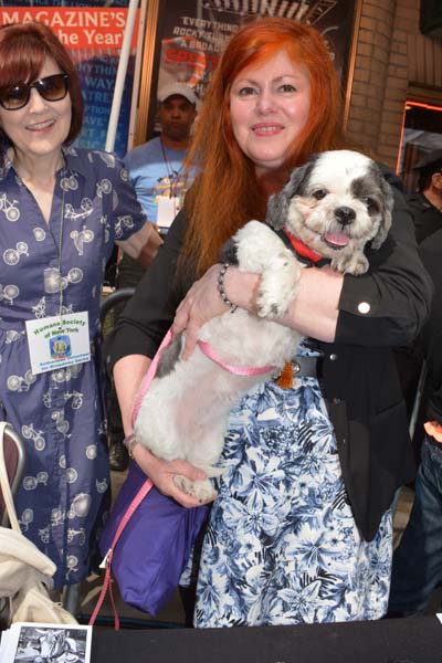  Sandra DeFeo and Princess with The Humane Society of New York.  Photo by:  Rose Billings/Blacktiemagazine.com