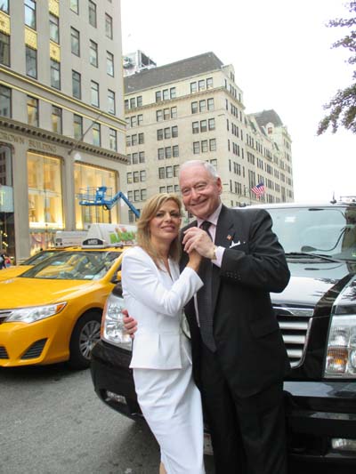 Maria Santiago, Steven Jude Hoffenberg . Photo by: Joyce Brooks/Blacktiemagazine.com