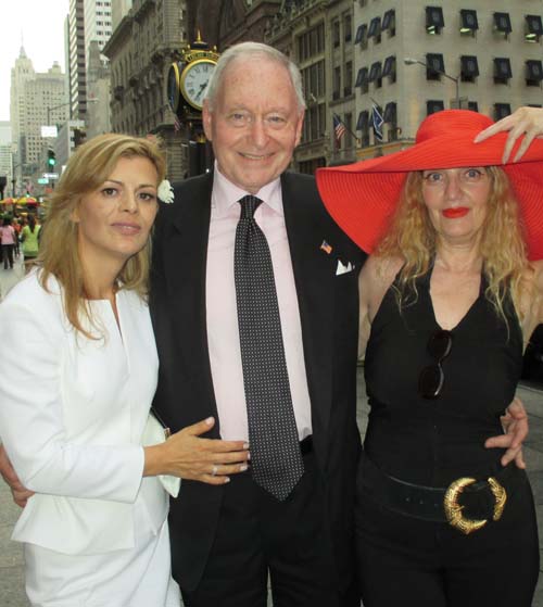 Maria Santiago, Steven Jude Hoffenberg and Joyce Brooks. Photo by: Joyce Brooks/Blacktiemagazine.com