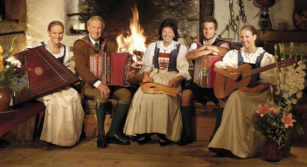 The Hauser family sang and played music for us during our visit to Stanglwirt.